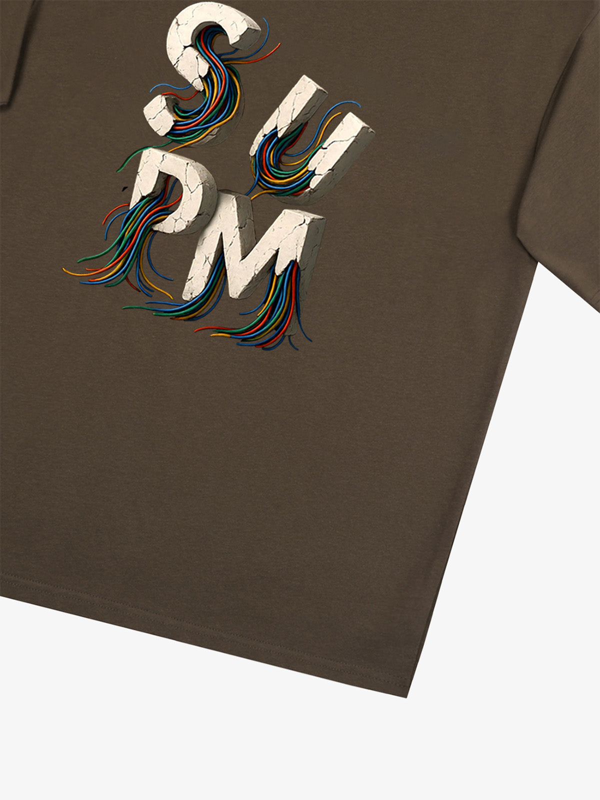 supm cable graphic T-shirt 