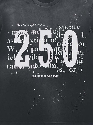 Newspaper Typo 250 Washed T-Shirt 
