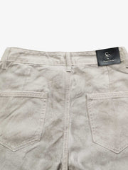 Graffiti Graphic Mud-Dyed Washed Wide-Leg Jeans