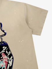 Vintage Keychain Graphic Soccer T-Shirt 