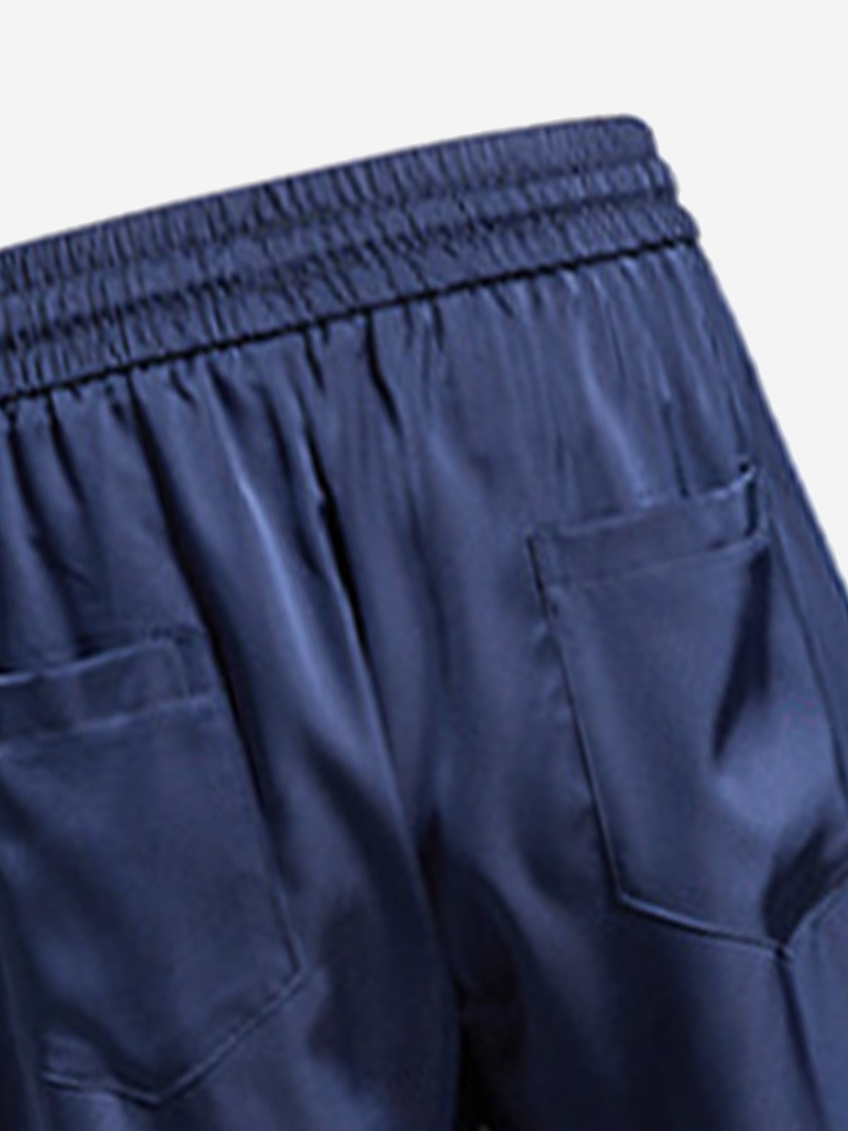Weite Hose mit Schriftzug und Kordelzug