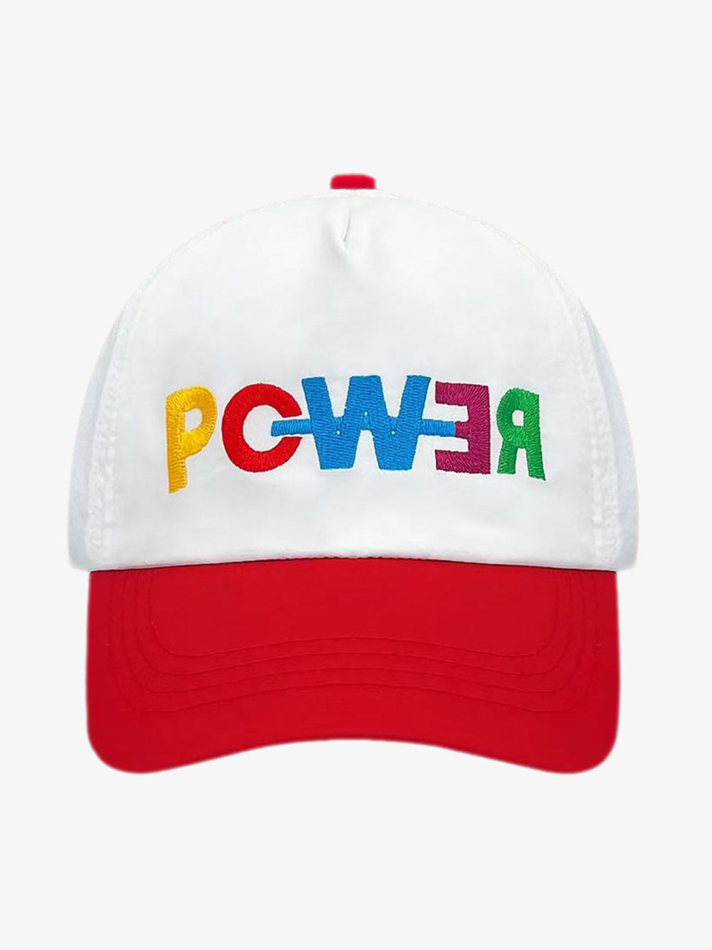 Color-Block Power Letter Baseball Cap 
