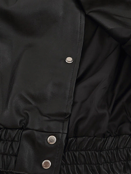 Thesupermade American Vintage Colorblock Leather Jacket - 1728
