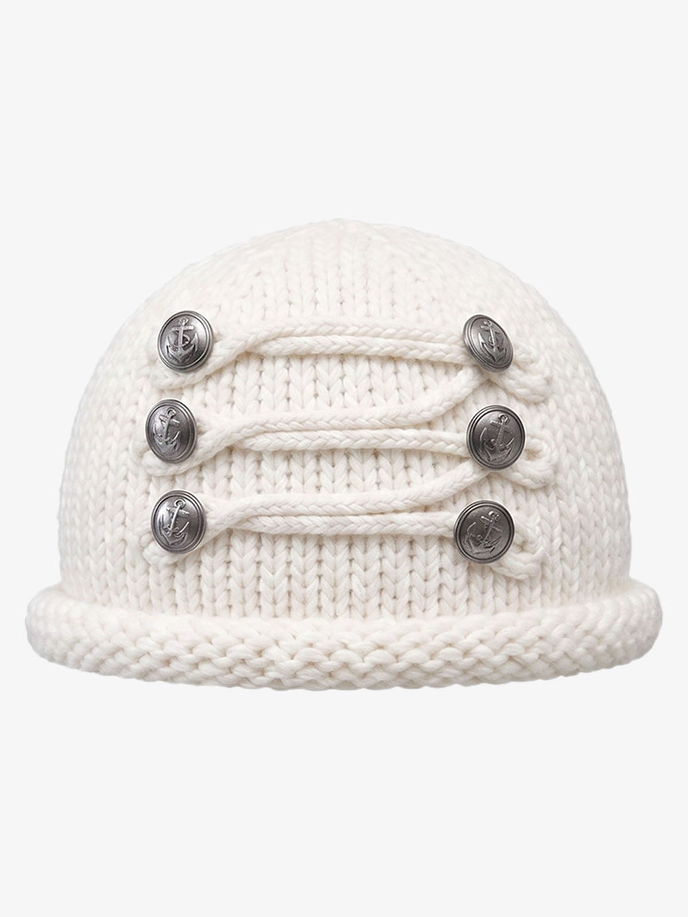 Napoleon Sash Graphic Rolled-Cuff Beanie
