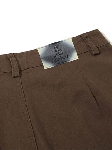 Embroidered Studded Multi-Pocket Paratrooper Cargo Jeans