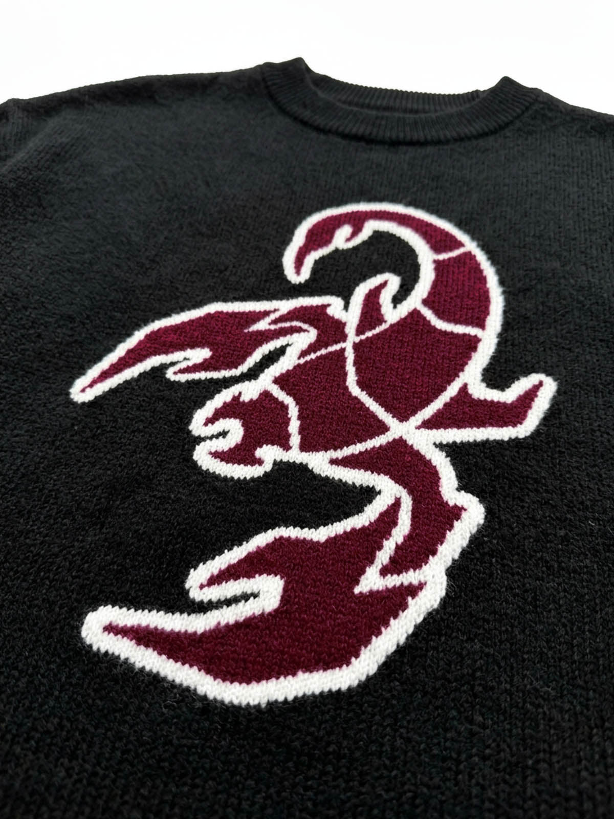 Scorpion Star Graphic Knit Sweater
