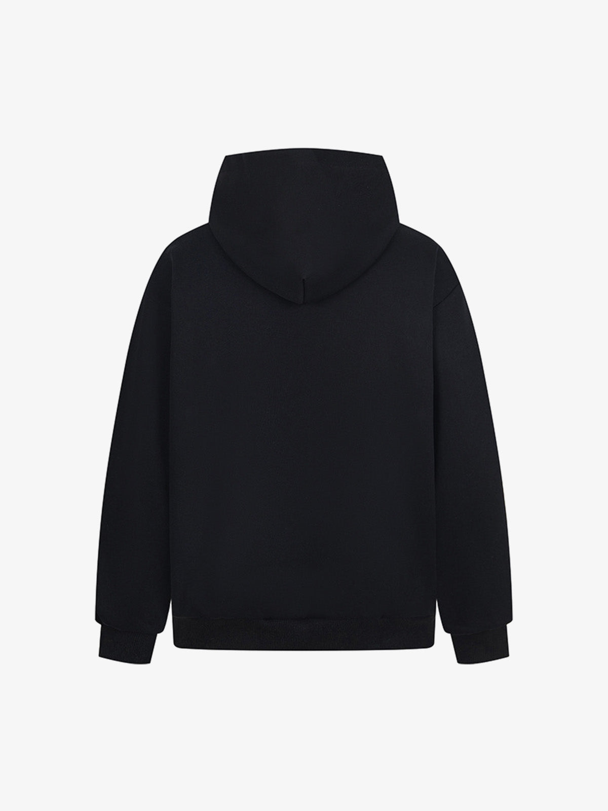 Retro Chenille Lettering Fleece Hoodie 