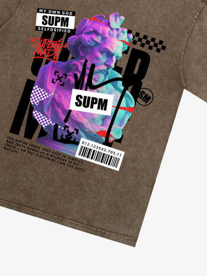 Unique Graphic T-Shirt with Bold Artistic Design for Men 