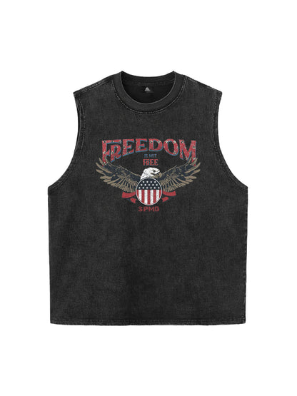 Original Patriotic Eagle Graphic Tank Top 