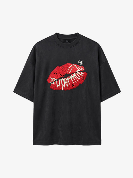 T-shirt streetwear oversize en daim