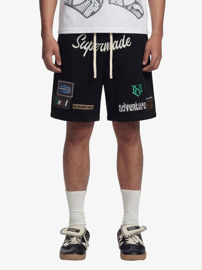 Street Graphic Drawstring Shorts 