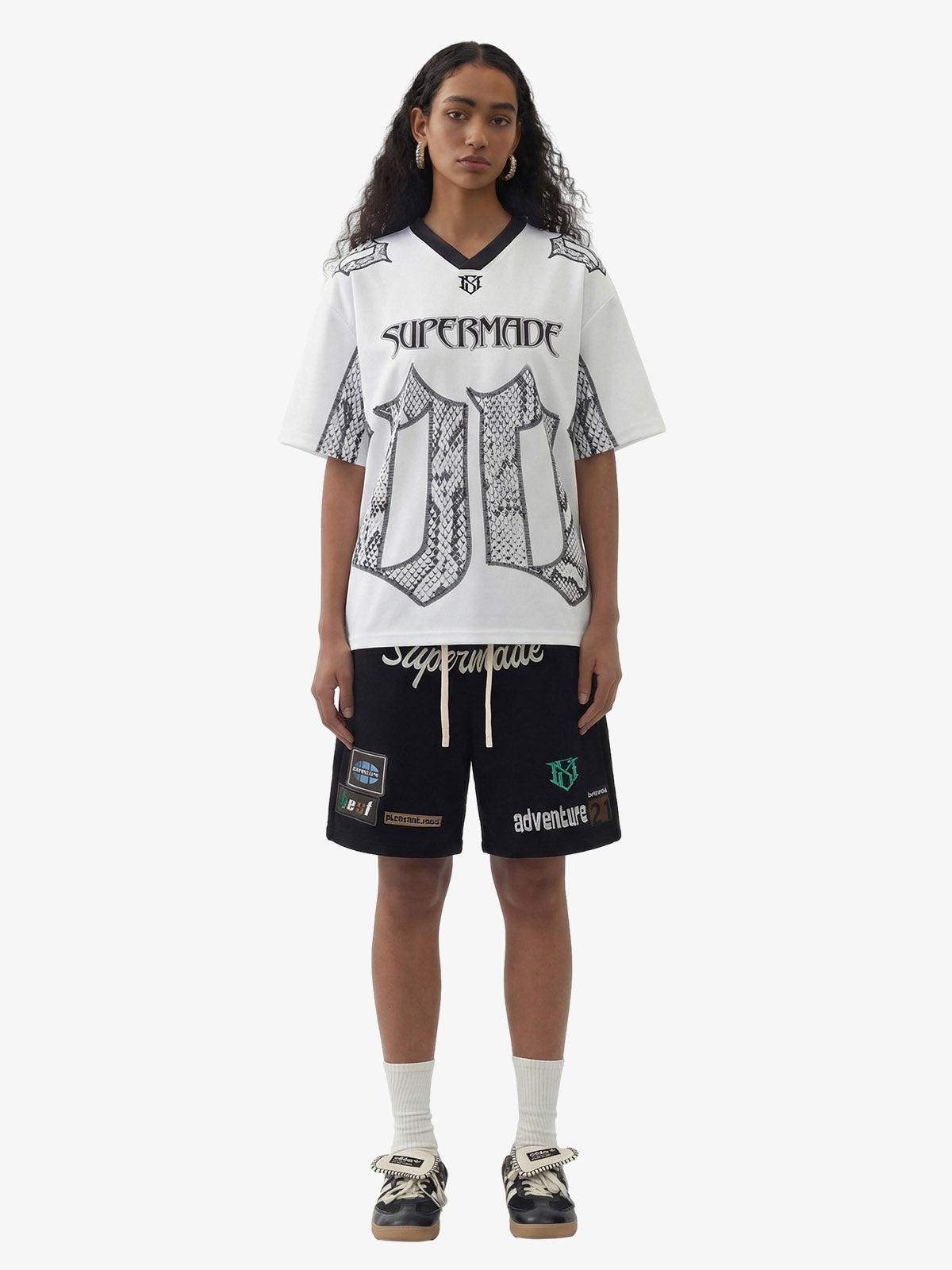 Street Graphic Drawstring Shorts 