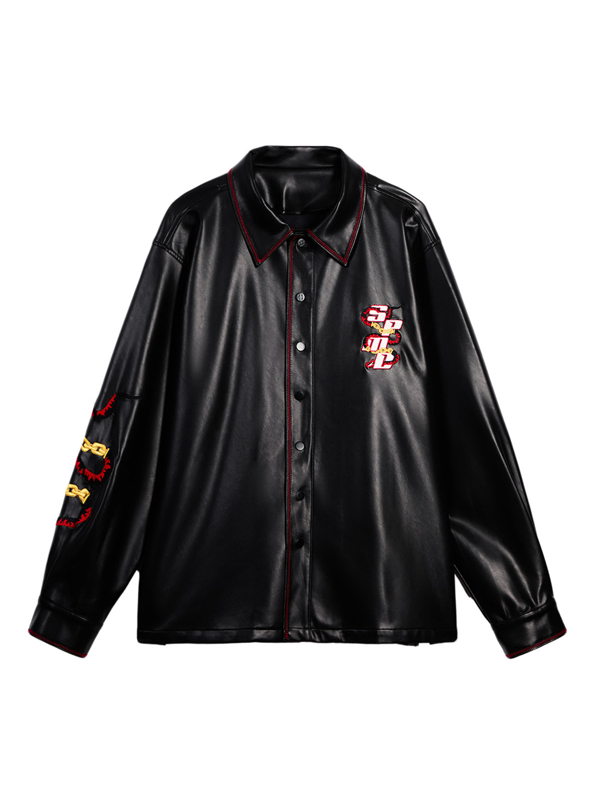 Original Embroidered Leather Shirt 