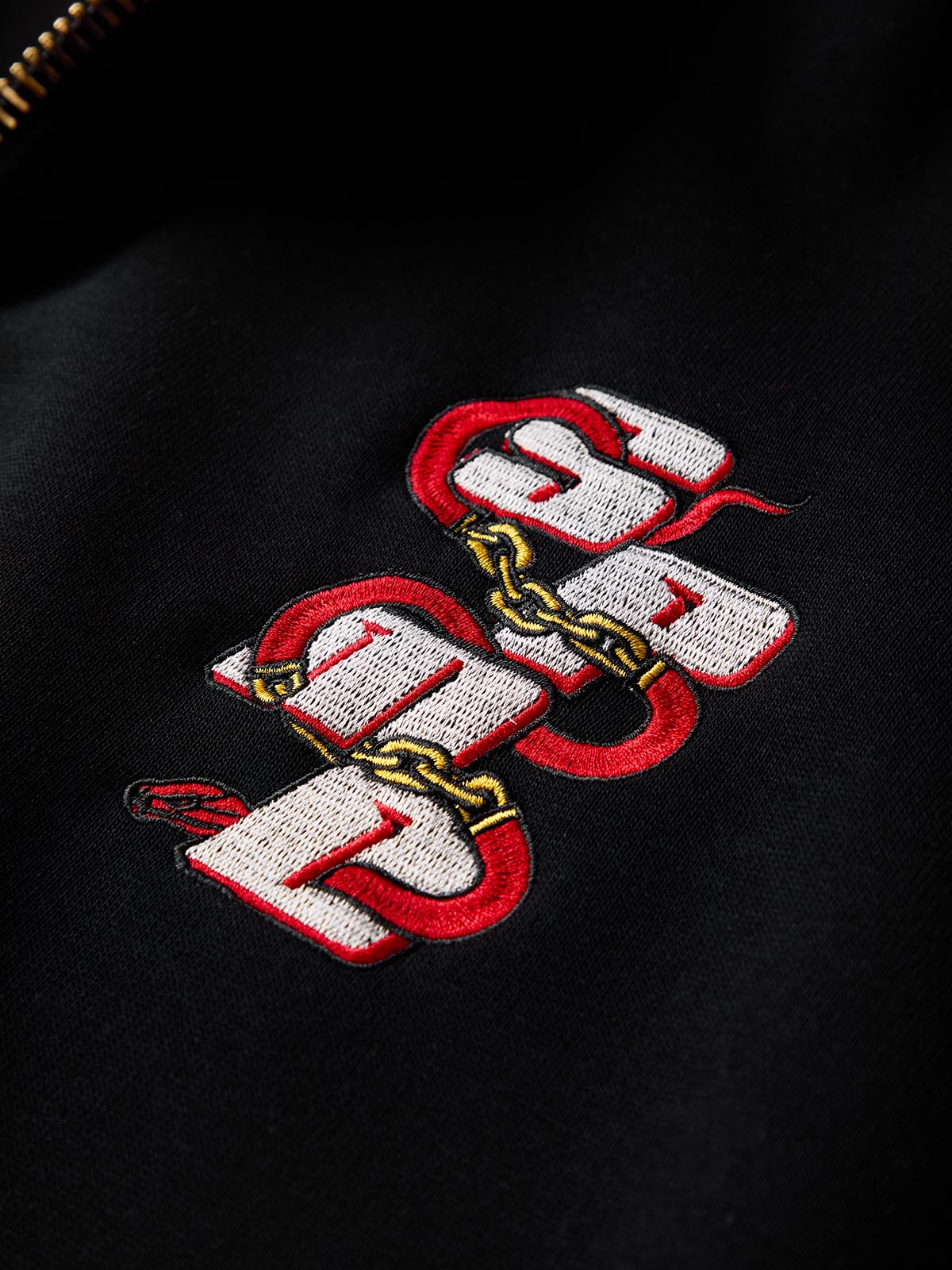 Original Embroidered Zip Up Hoodie 