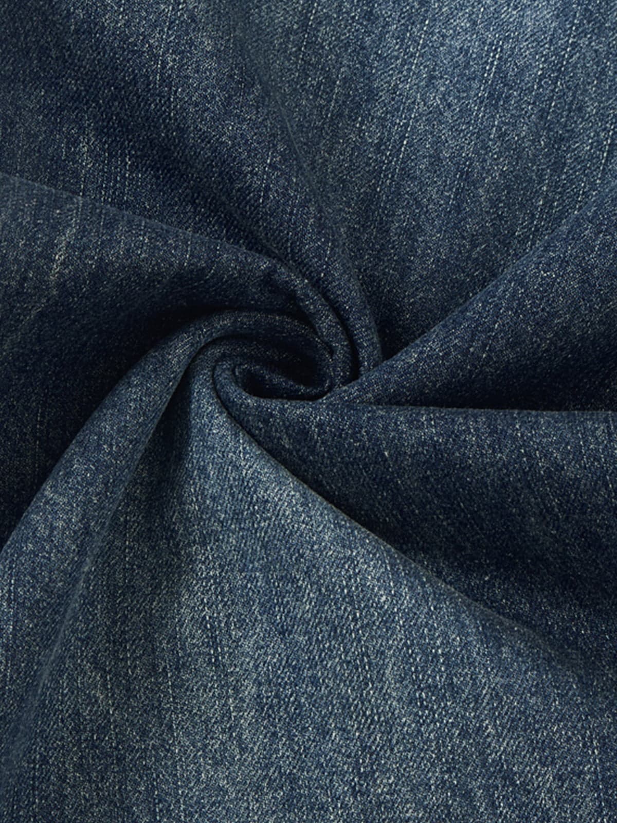 Wide-Leg Denim Jeans with Distressed Look for Women 