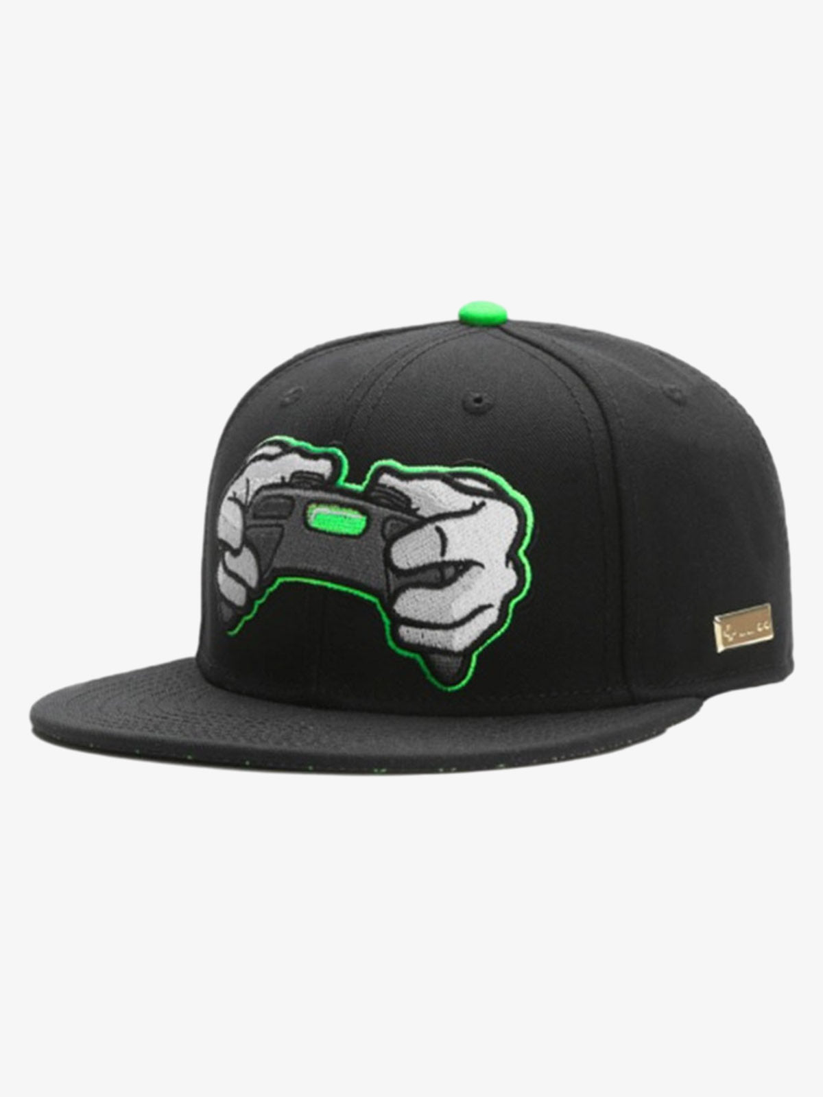 Casquette de baseball à blocs de couleur brodée graphique