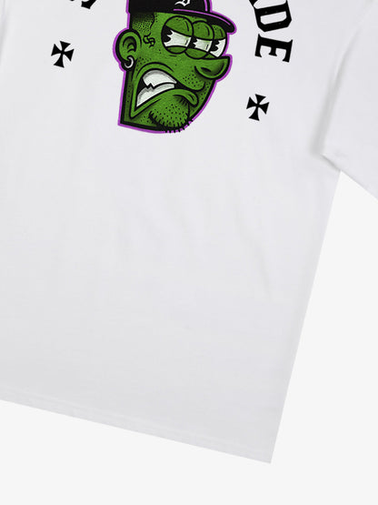 Graphic T-Shirt with Bold Monster Design for Casual Wear 