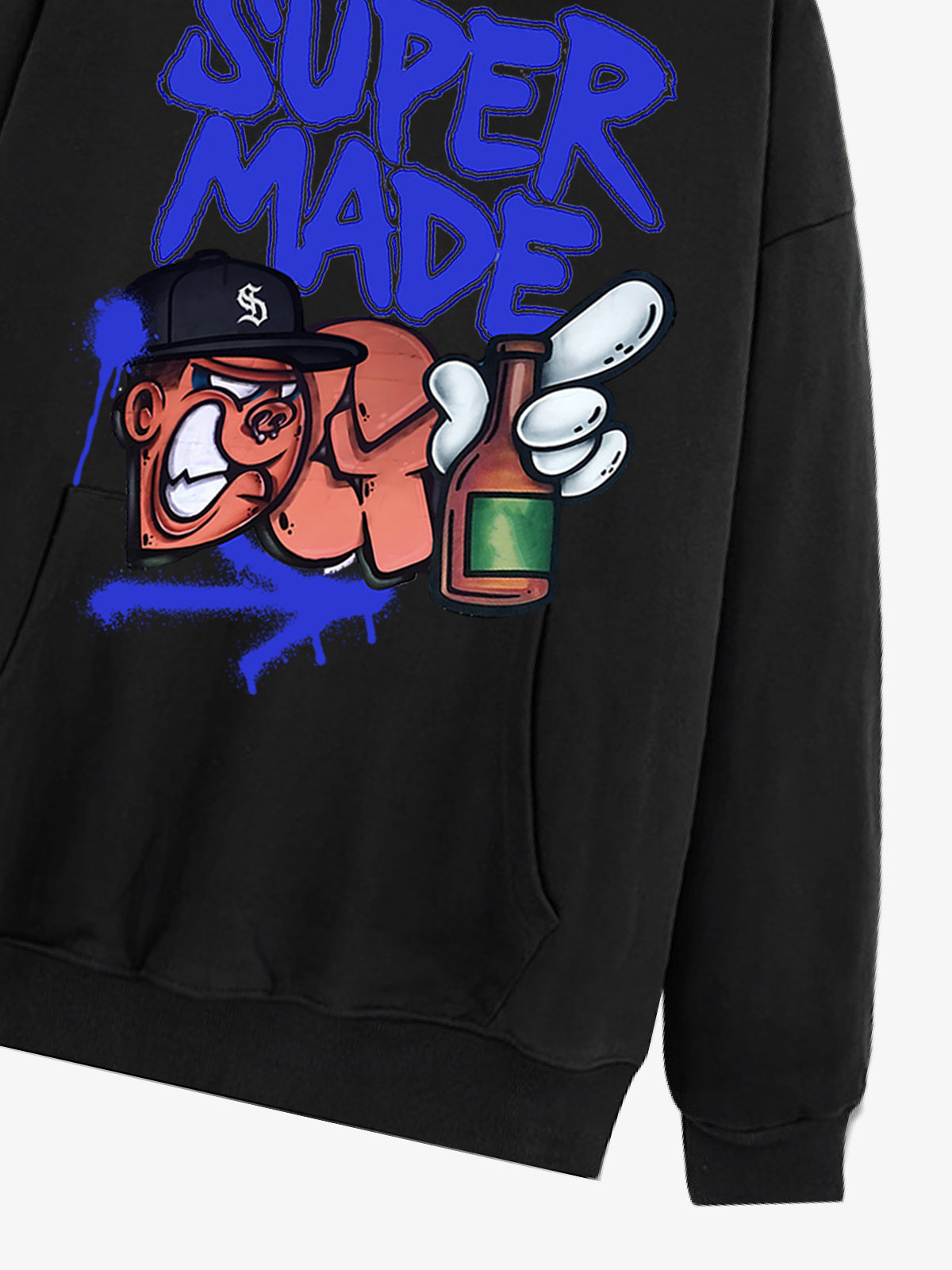 Stylish Graphic Hoodie with Bold Print Design for Casual Wear 
