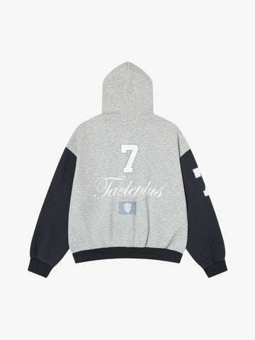 Vintage Jersey Knitted Cardigan Zip Up Hoodie 