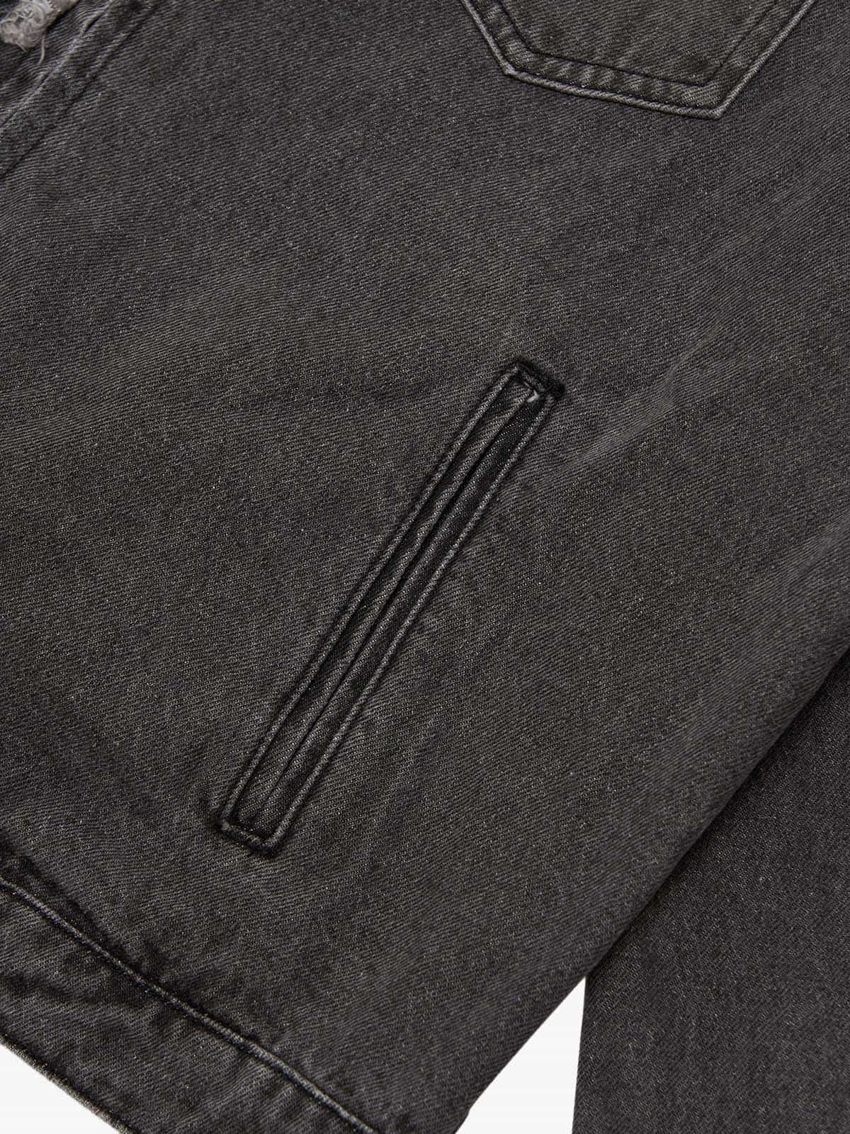 Thesupermade Appliqué Deconstructed Patchwork Distressed Raw-edge Denim Jacket 