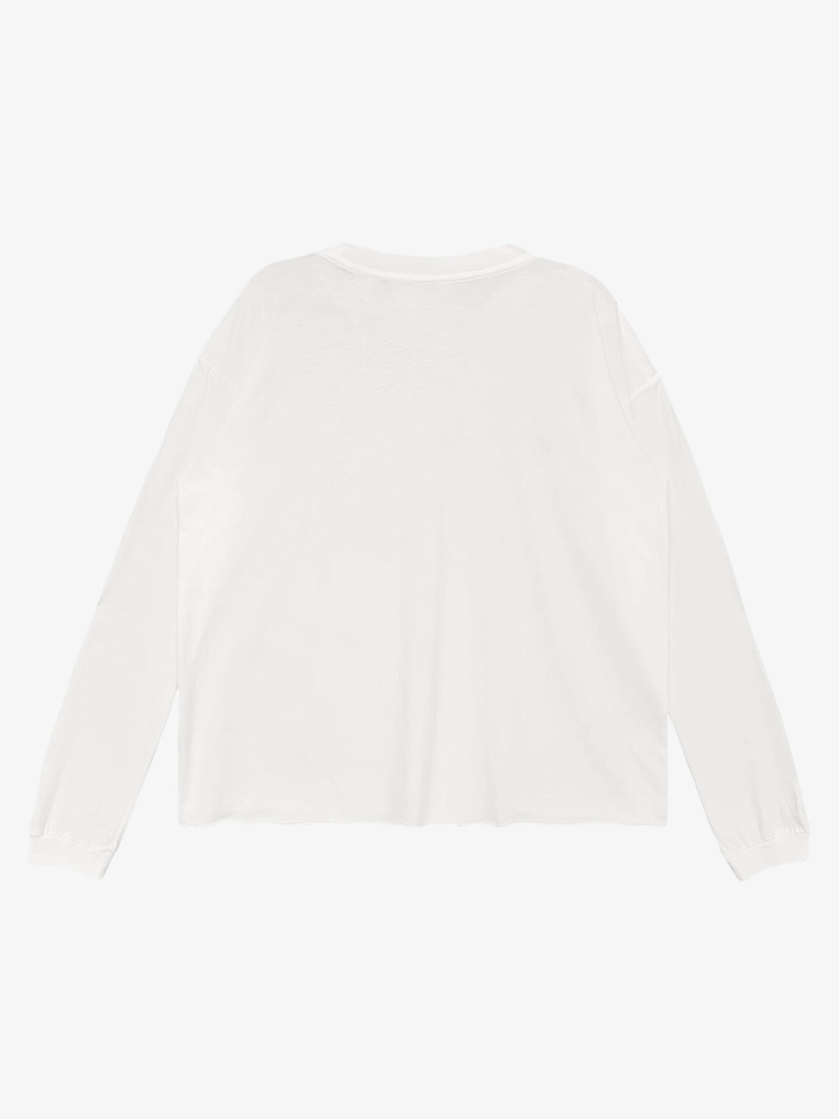 Game Pool Graphic Washed Distressed Boxy Long Sleeve Tee