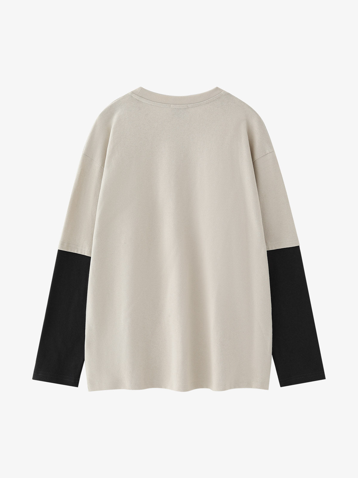 グラフィティパッチワーク長袖Tシャツ