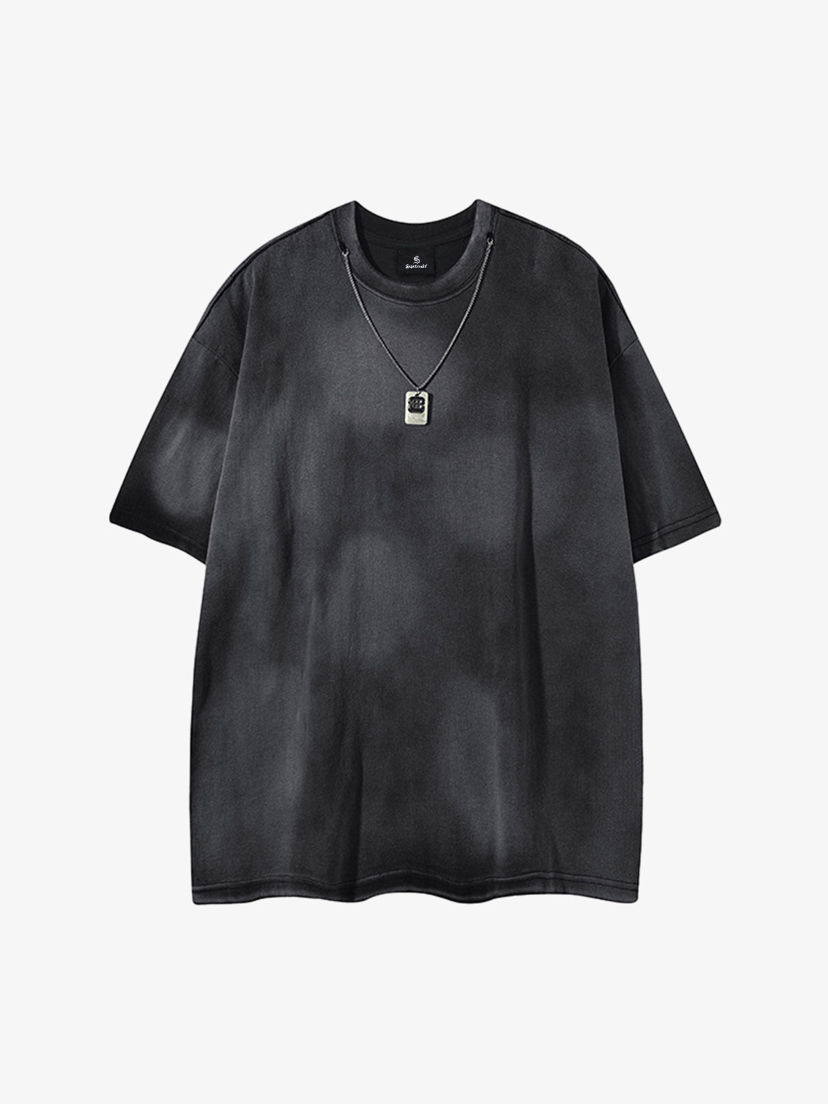Gradient Chain Crewneck Tee