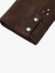 veste Harrington en daim