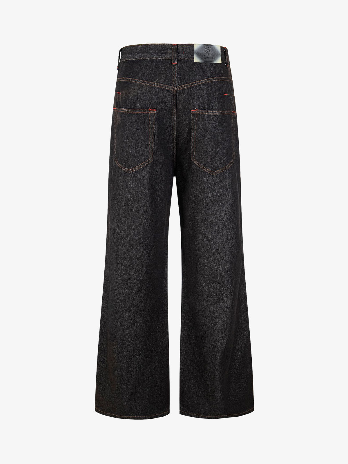 Jeans curvi con fibbia da aereo
