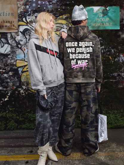 Anti-War Graphic Hoodie