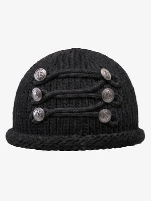 Napoleon Sash Graphic Rolled-Cuff Beanie