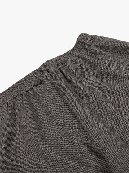 Casual Pleated Drape Stretch Barrel Pants 