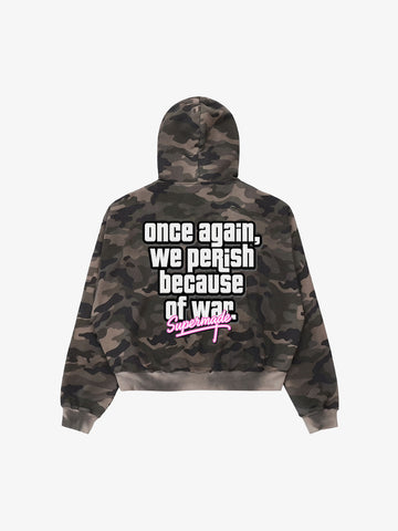 Anti-War Graphic Hoodie