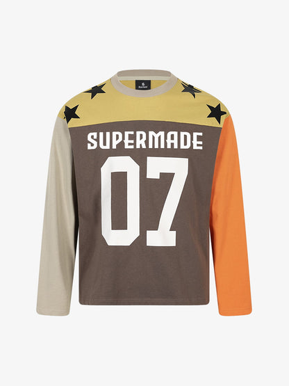 Camo Color Block 07 Star Long Sleeve Tee