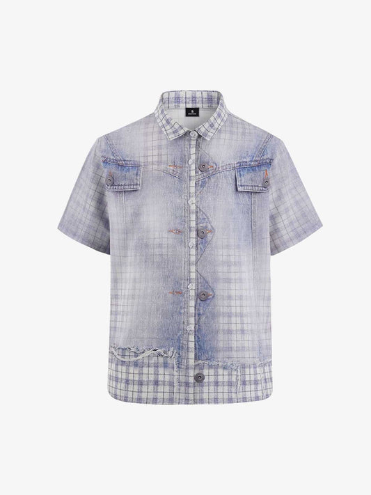 Vintage Washed Plaid Shirt