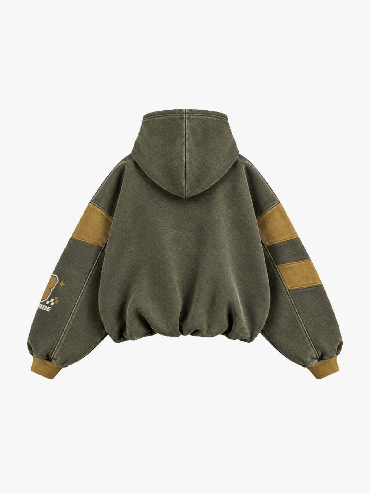 Letter Print Scorpion Terry Embroidered Hoodie & Sweatpants Set
