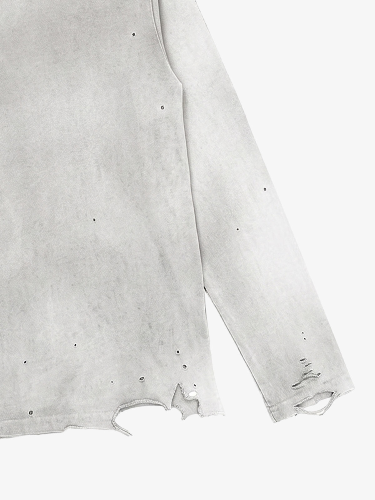 Medieval Helmet Graphic Distressed Long Sleeve Tee