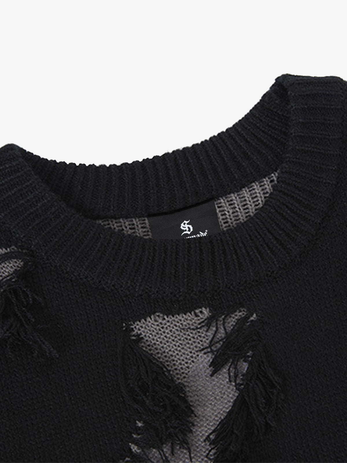 Skull Pattern Knit Sweater for Bold Fashion Statements 