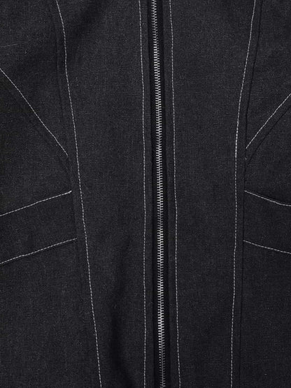 Winter Bomber Jacket with Detachable Faux Fur Hood - Perfect for Cold Weather 