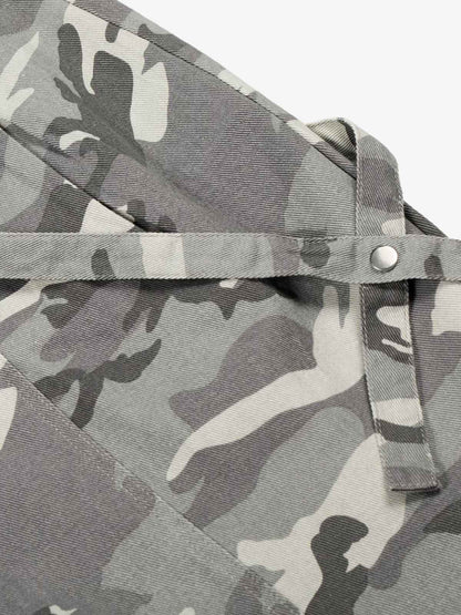 Street Camo Multi-Pocket Cargo Baggy Pants 