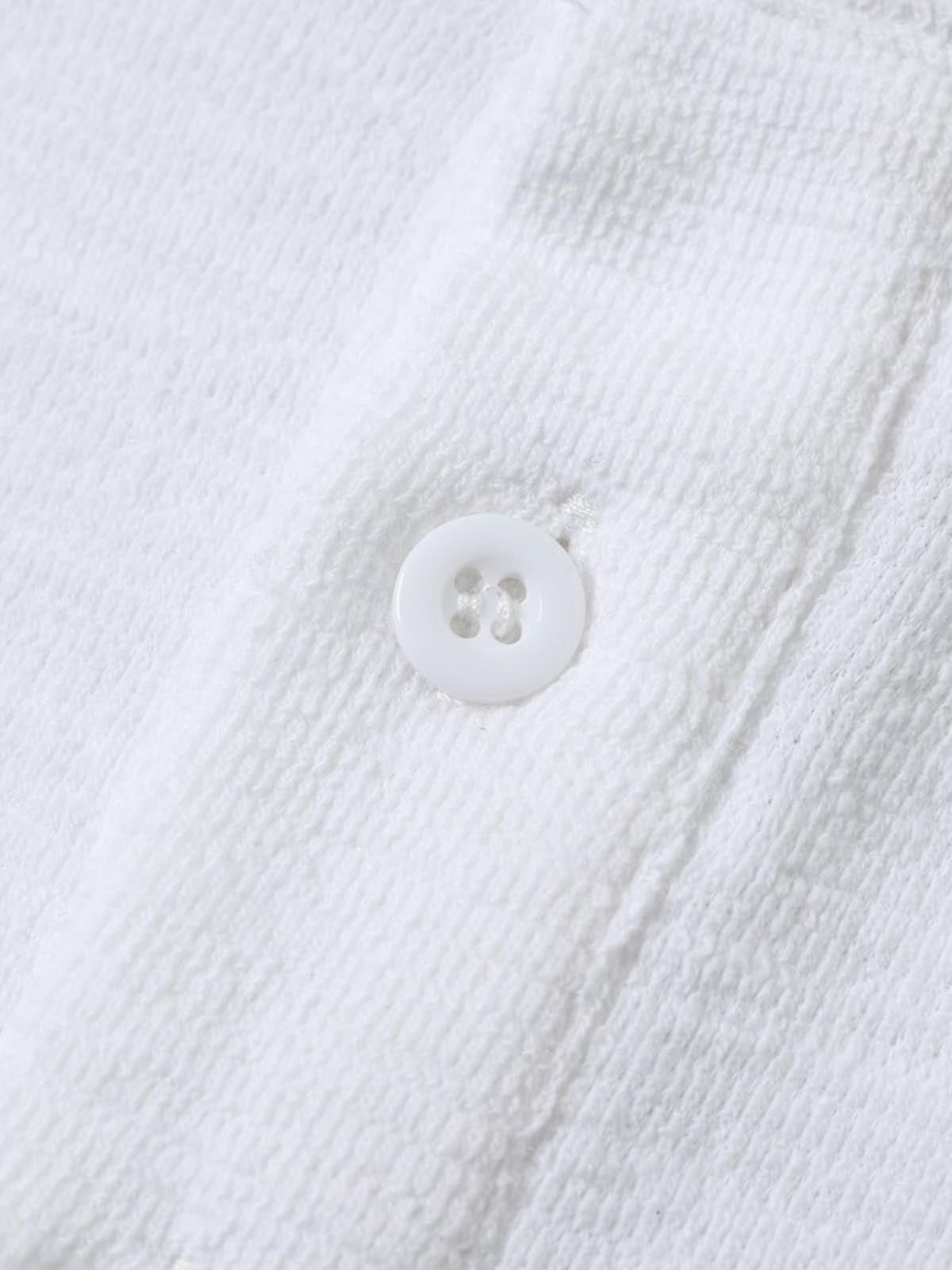 Cotton Blend Long Sleeve Henley Sweater with Graphic Print and Star Motif Design 