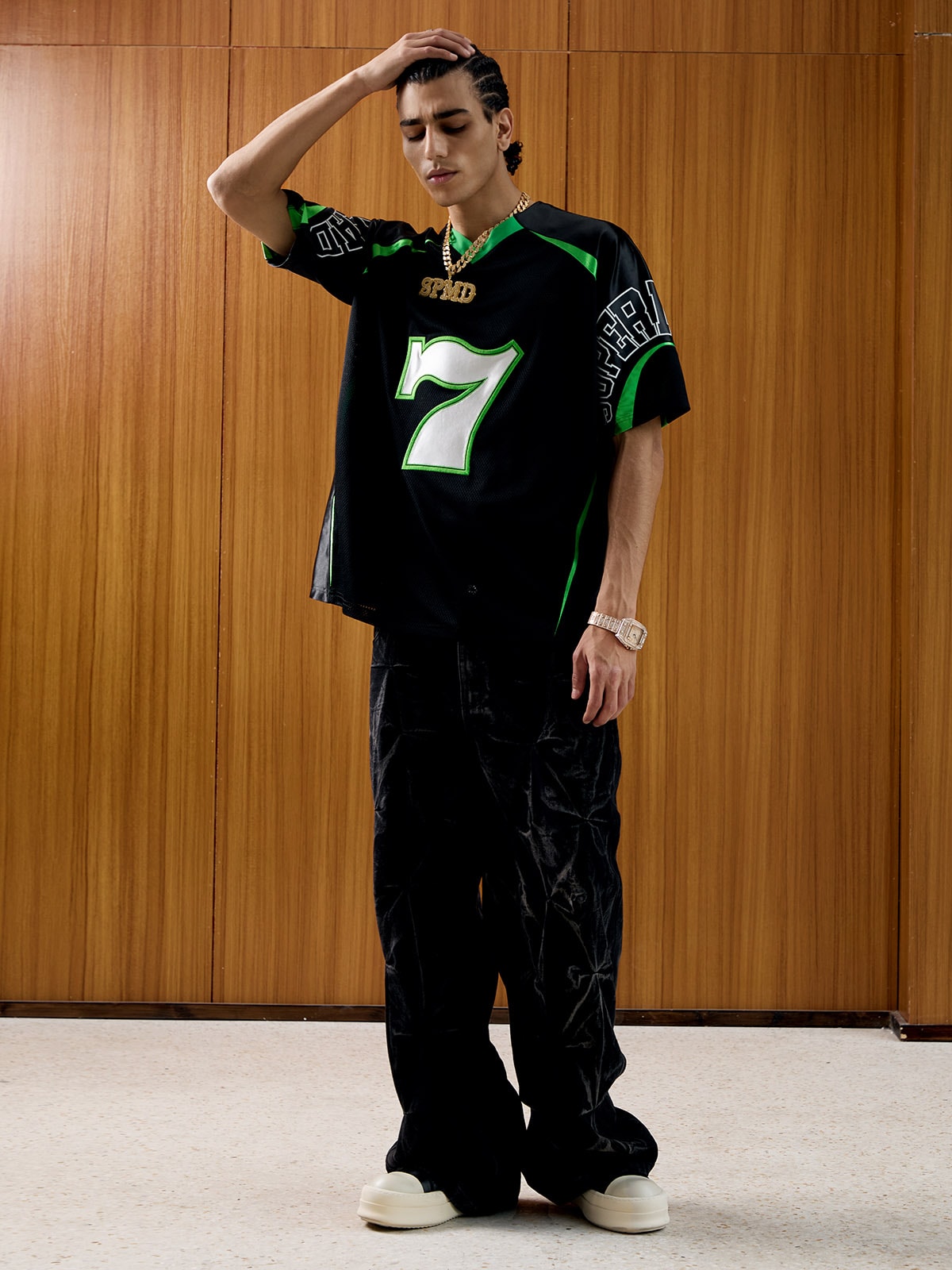 Original Contrast Color Jersey T-SHIRT - 2347