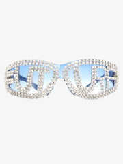 Strassverzierte Sonnenbrille
