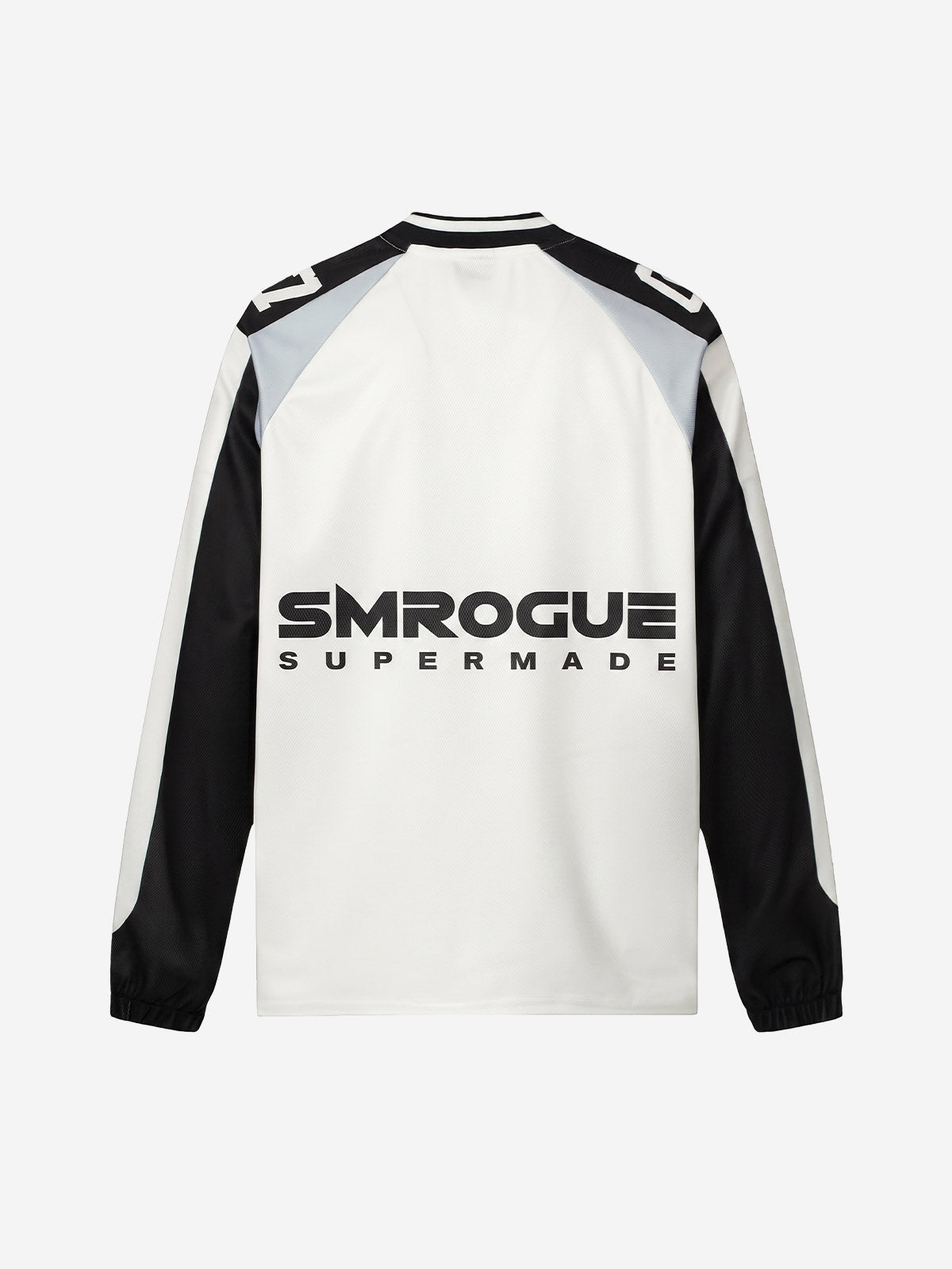 Graphic Mesh Long Sleeve Jersey Tee
