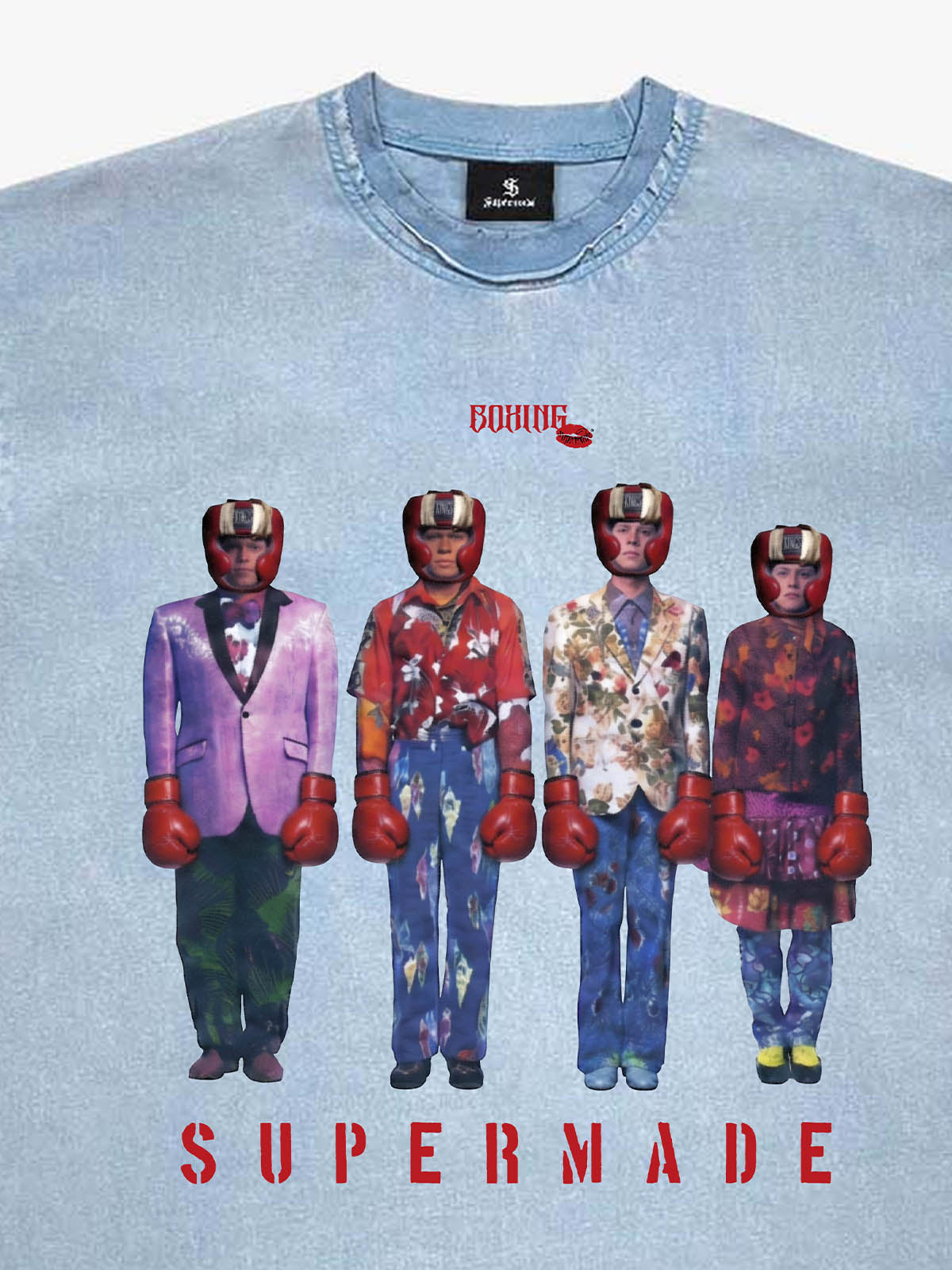 Camiseta gráfica de boxeo vintage