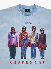 Camiseta gráfica de boxeo vintage