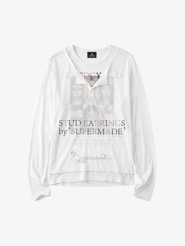 Layered Graphic Blouse