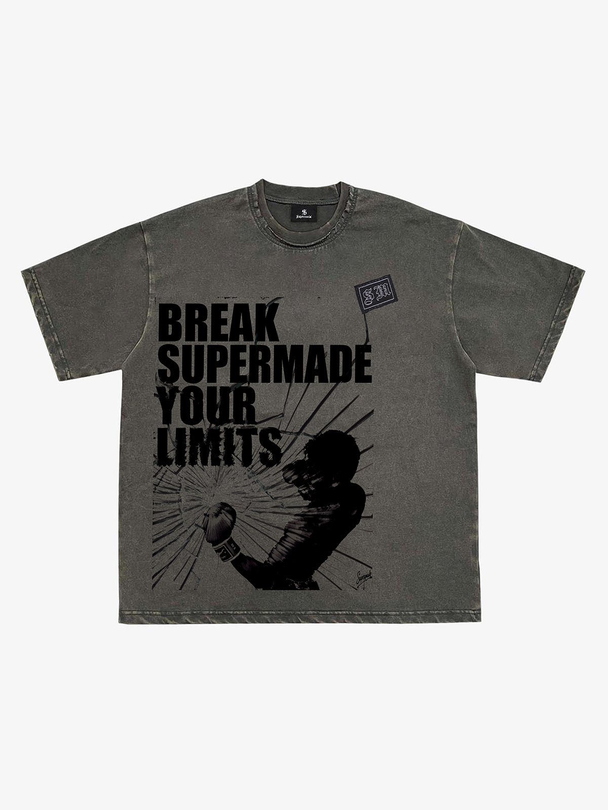 Washed Break Limits Graphic T-Shirt 
