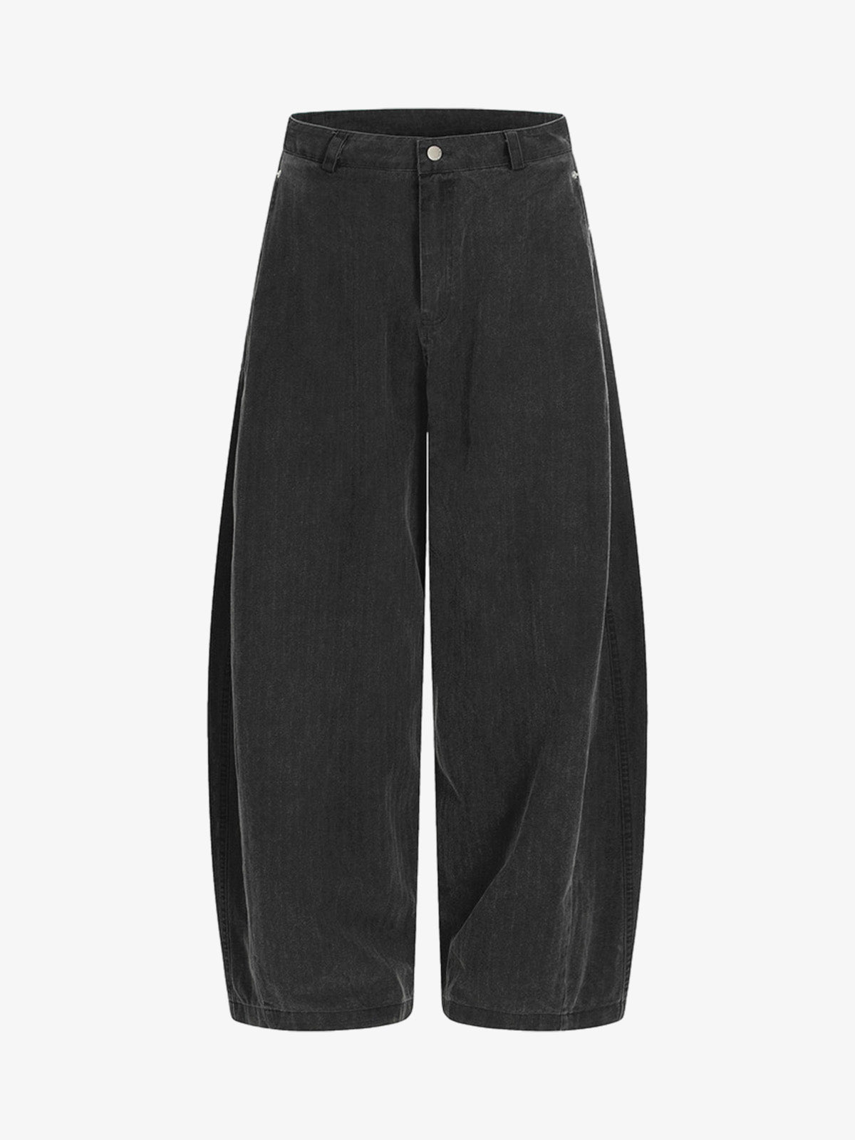 Riveted Pleated Casual Scimitar Pants 