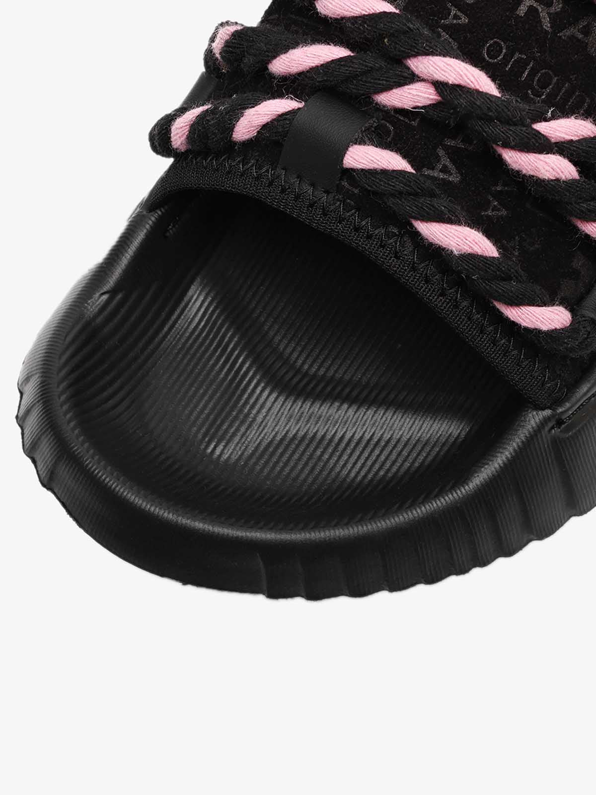 Stylish Rope Design Slip-On Sandals for Summer Comfort 